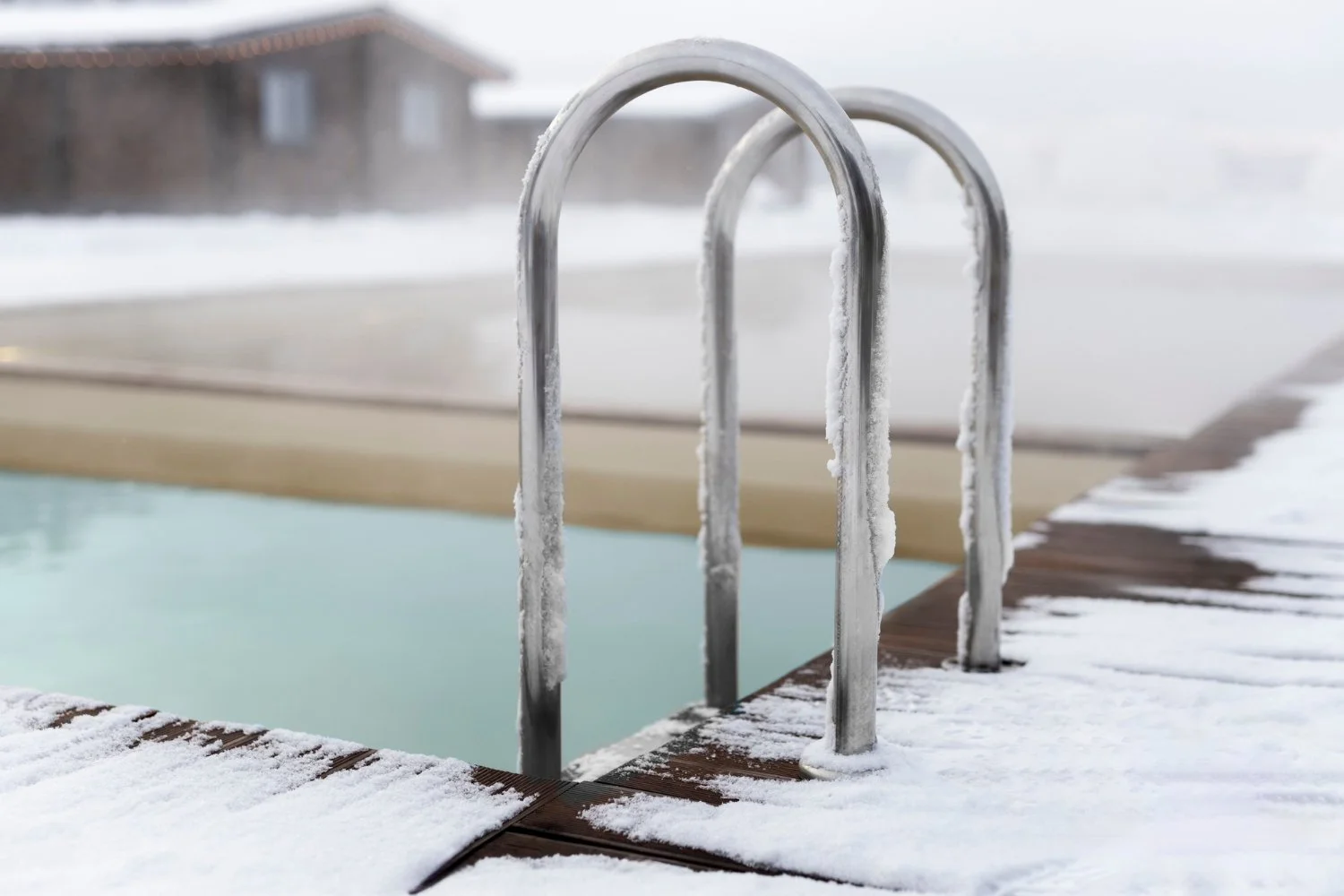Landscaping Services to Keep Pool Areas Safe in Winter