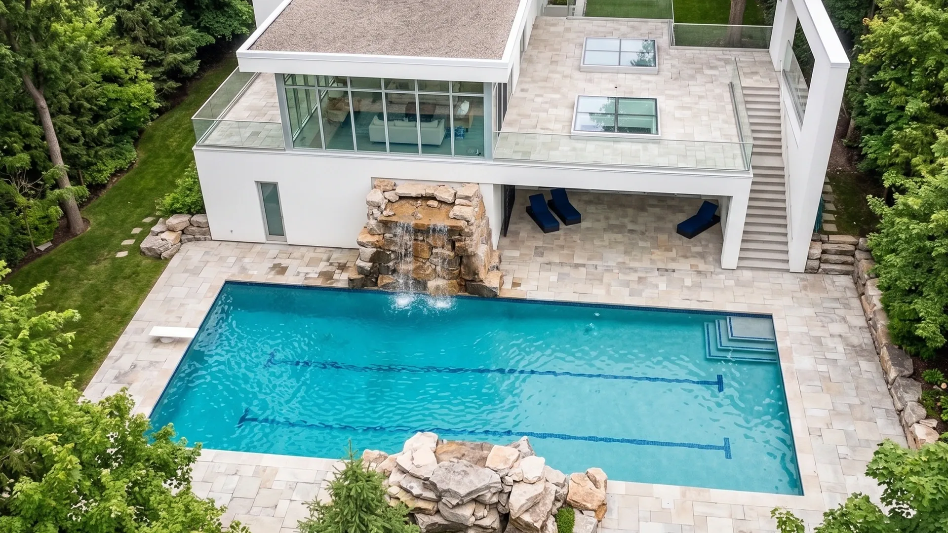 Modern Lap Pool Remodel