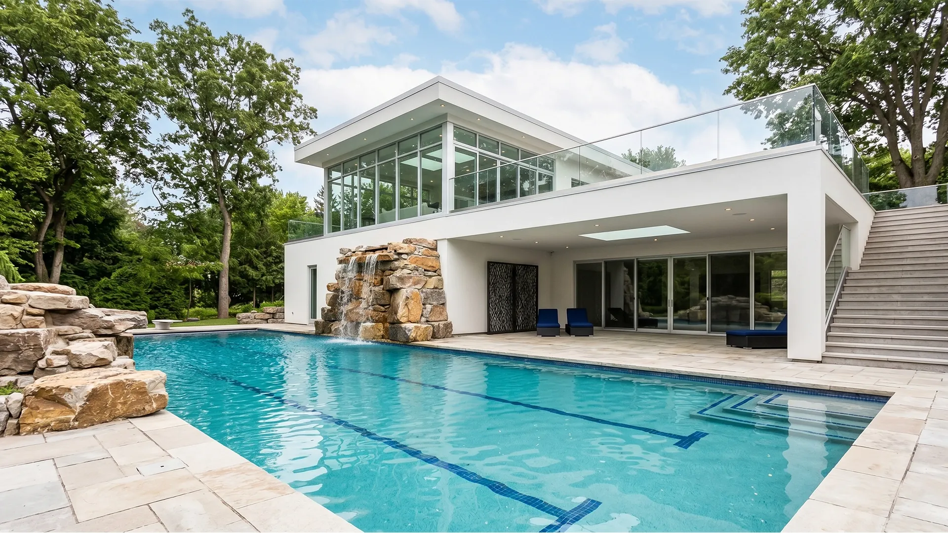 Modern Lap Pool Remodel